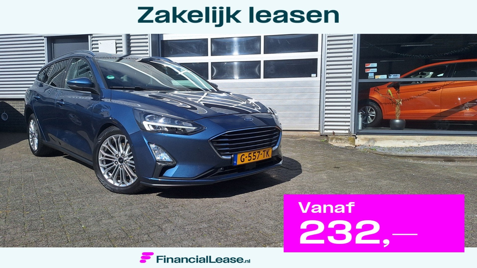 Ford Focus Wagon 1.5 EcoBoost Titanium Business Nav*Camera/C, Dealer onderhouden, Gebruikt, Euro 6, Blauw