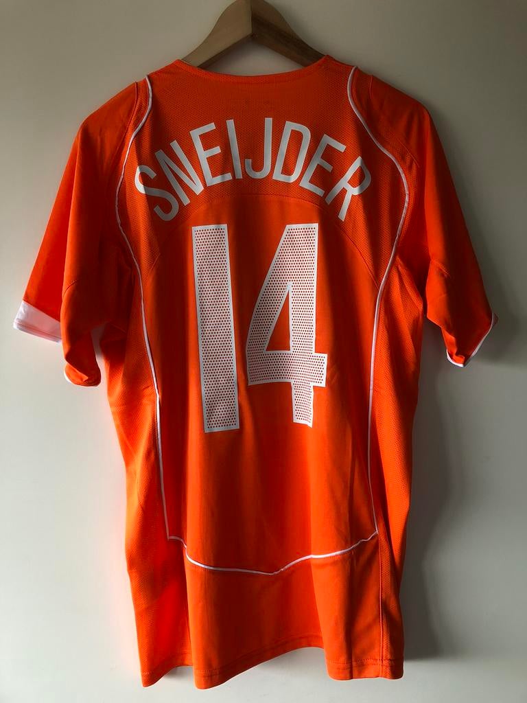 Sneijder Nederlands elftal 2004 retro voetbalshirt maat L, Ophalen of Verzenden, Zo goed als nieuw, Overige binnenlandse clubs