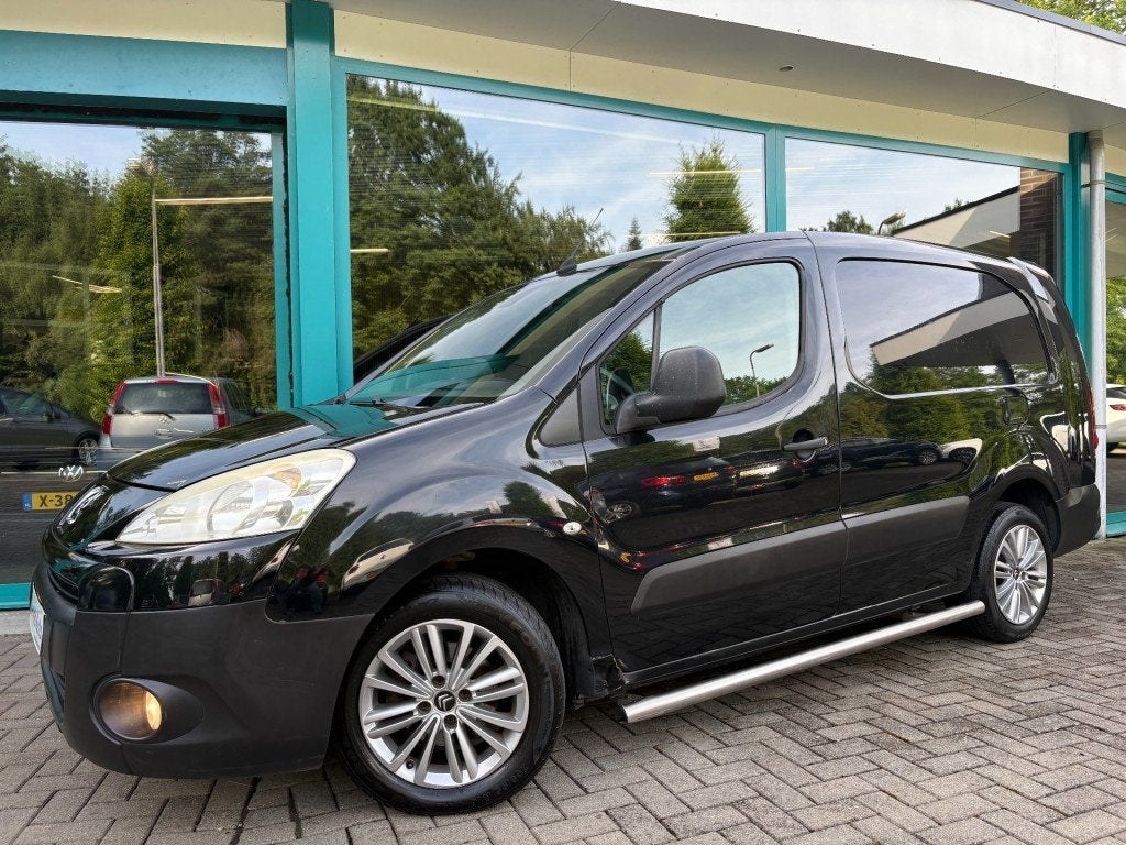 Peugeot PARTNER 1.6 HDI L2 Airco, Cruise, Pdc, TrHaak, NAP, Zwart, Bedrijf, 2 stoelen, 1560 cc