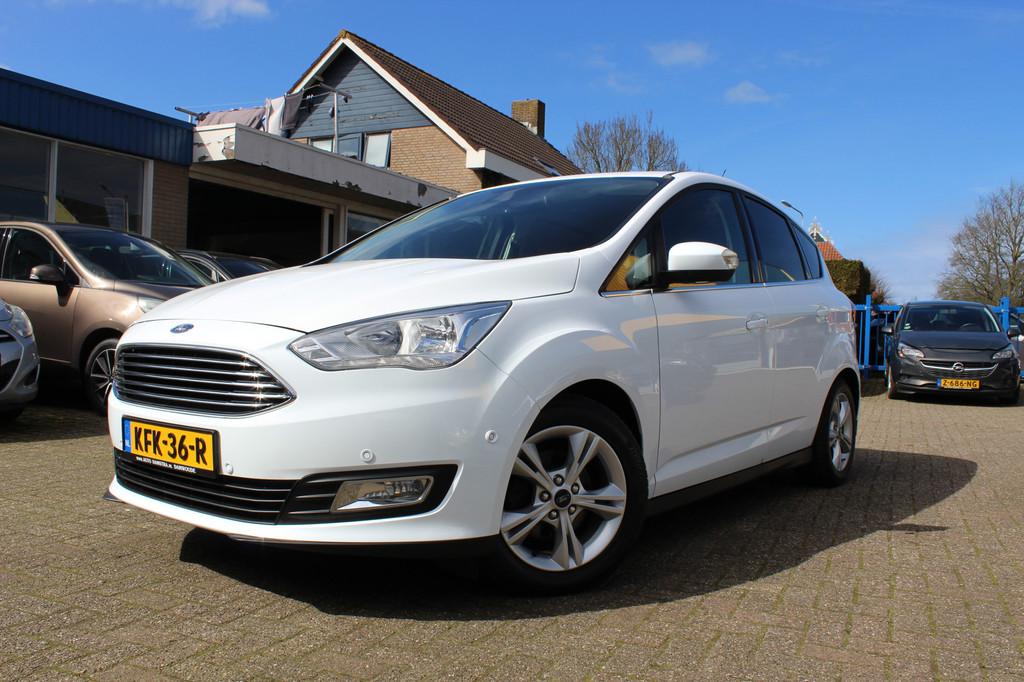 Ford C-MAX 1.0i "Titanium" Navi - Cruise - PDC ! 125 Pk, Auto's, Ford, Bedrijf, Te koop, C-Max, ABS, Airbags, Airconditioning