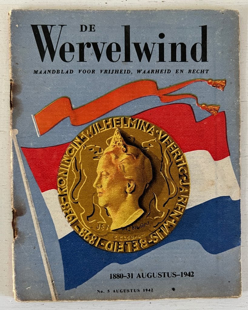 De Wervelwind No. 5 - 31 augustus 1942, Ophalen of Verzenden, Overige soorten, Nederland, Boek of Tijdschrift