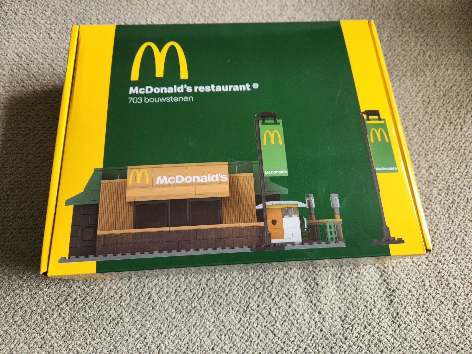 Mc Donalds restaurant bouwstenen, Ophalen, Nieuw