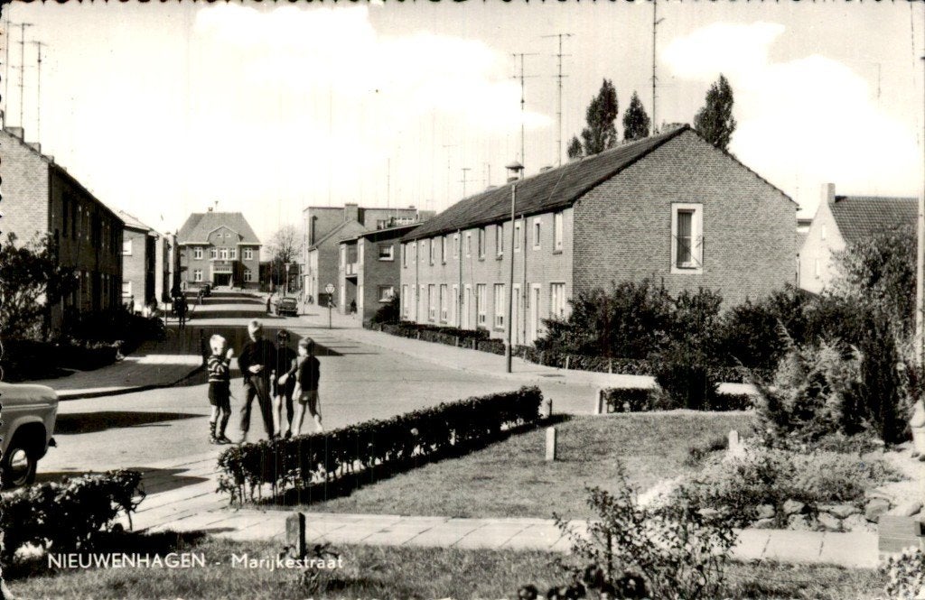 Nieuwenhagen - Straat - Marijkestraat, Ophalen of Verzenden, 1960 tot 1980, Ongelopen, Limburg