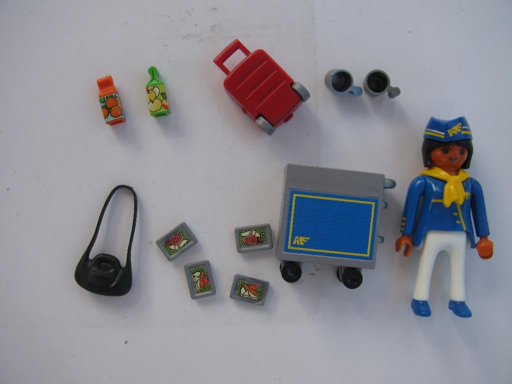 Playmobil 4761 Stewardess, Ophalen of Verzenden, Zo goed als nieuw, Complete set