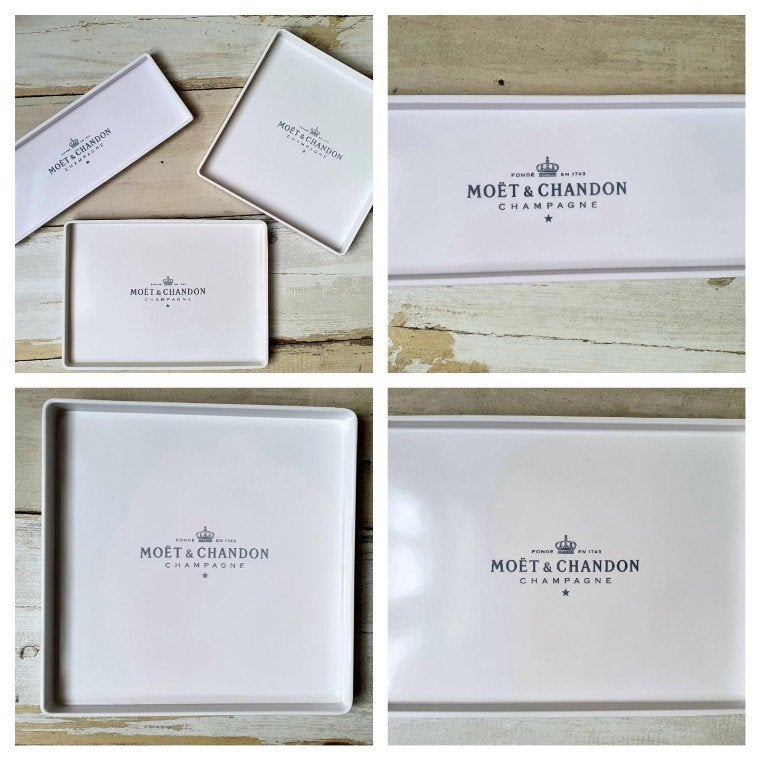 Moet&Chandon Luxe Kunststof Dienbladen., Ophalen of Verzenden, Nieuw, Overige typen