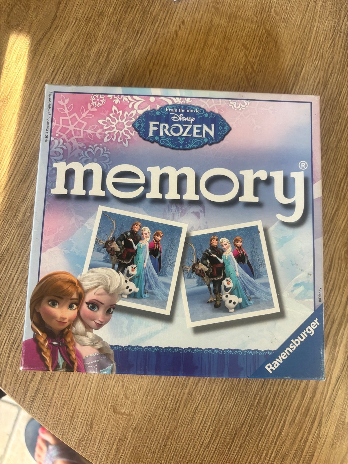 Disney Frozen Memory spel van Ravensburger, Ophalen of Verzenden, Zo goed als nieuw, Overige typen