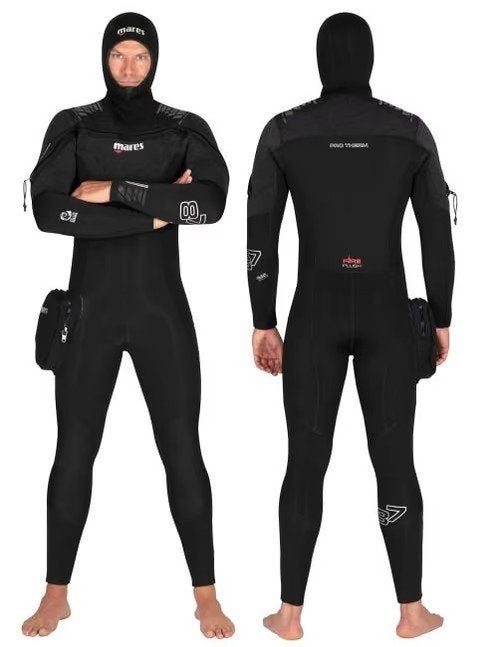 Duikpak 8/7mm Mares Pro Therm herenmaat L Gratis verzending!, Mares, Rapallo Italië, Nieuw, Ophalen of Verzenden