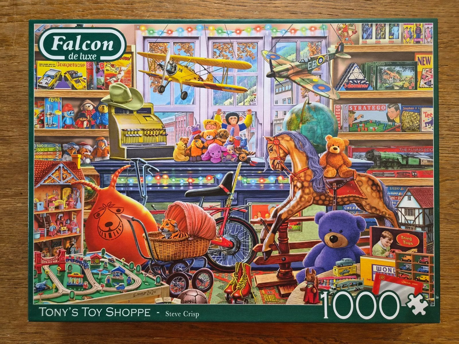 Falcon Puzzle. Tony's Toy Shoppe., Ophalen of Verzenden, 500 t/m 1500 stukjes, Zo goed als nieuw