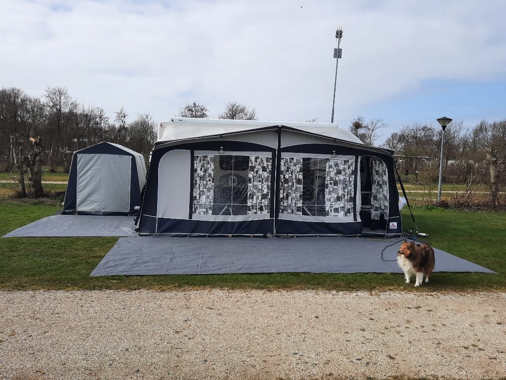Dorema Multi Nova Excellent voortent maat 13 met luifel, Ophalen, Gebruikt, Ten Cate All Season 240g/m2, Dorema
