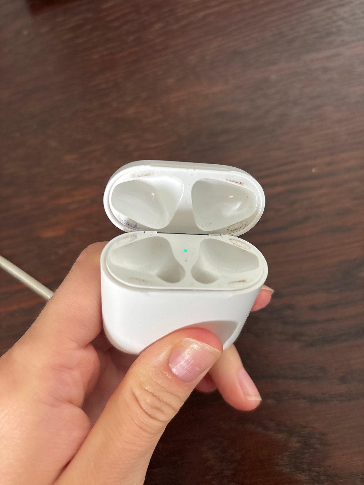 Apple AirPods Oplaadcase (alleen case), Ophalen, In-ear, Gebruikt, Draadloos opladen