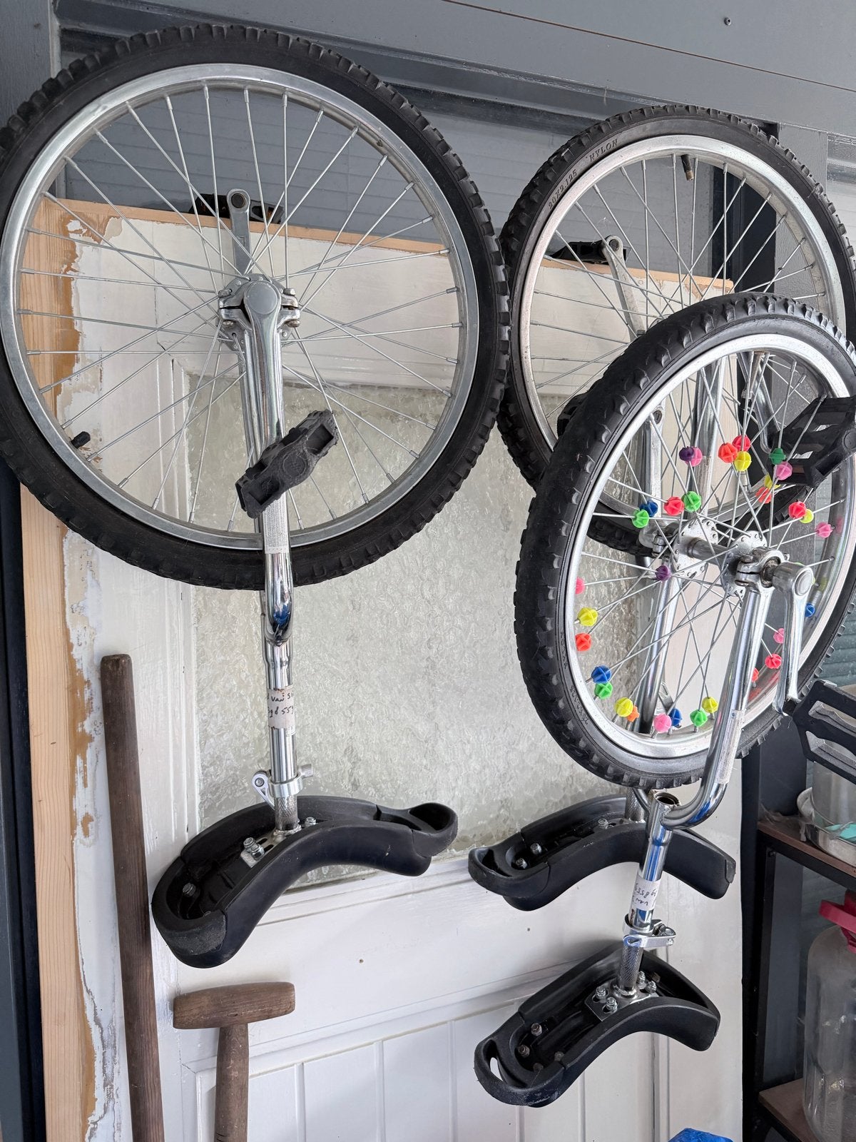 Eenwielers - Drie stuks, Fietsen en Brommers, Fietsen | Eenwielers, Ophalen of Verzenden, Gebruikt