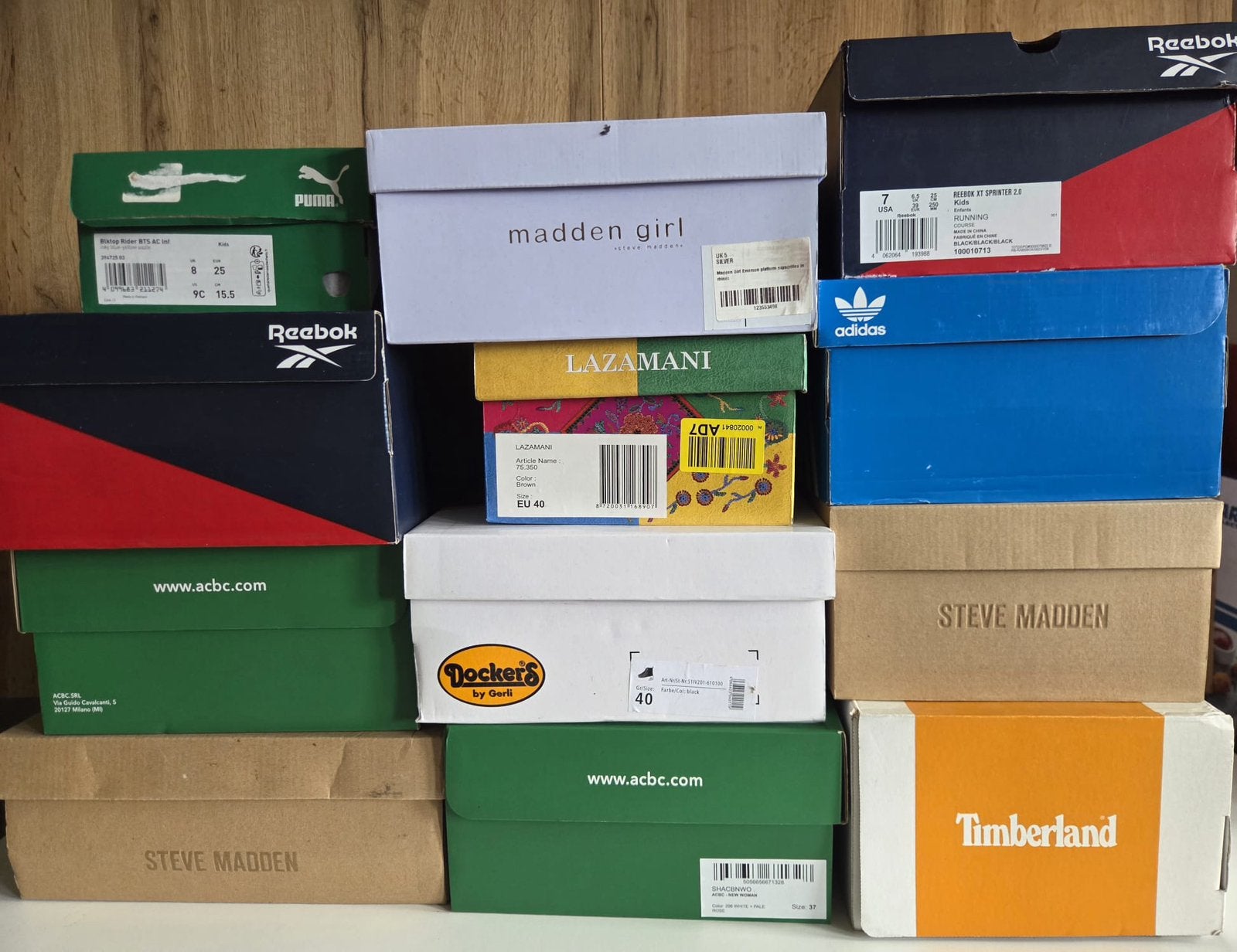 Grote partij schoenen (78 paar), Verzenden, Zo goed als nieuw, Overige kleuren, Sneakers of Gympen