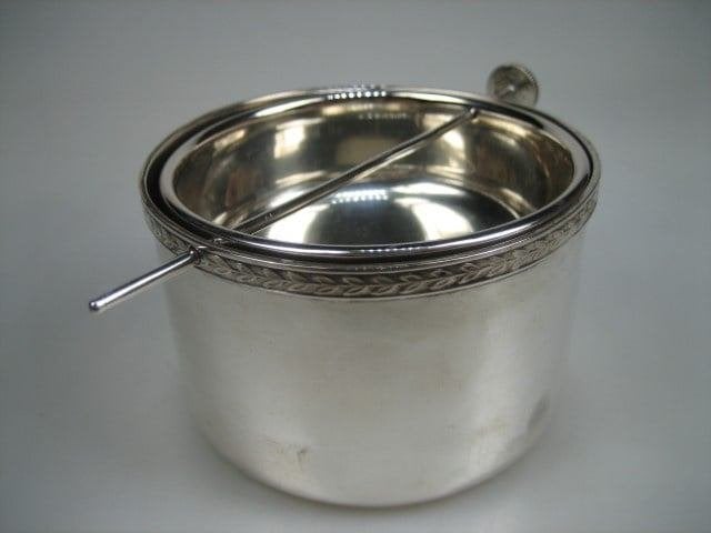 Antieke zilveren warmwater houder uit ca. 1925, Verzenden, Zilver