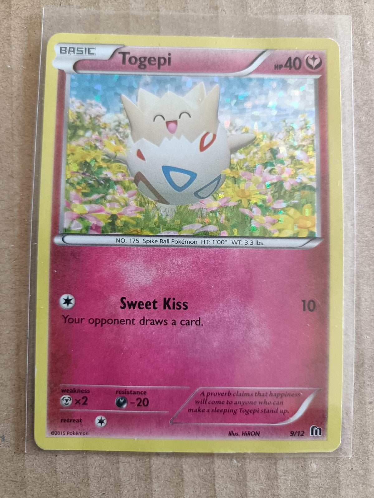 Togepi 9/12 McDonalds 2016, Ophalen of Verzenden