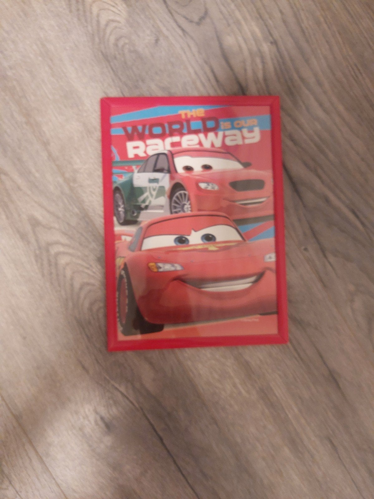 Cars Schilderij, Ophalen of Verzenden, Zo goed als nieuw, Minder dan 50 cm, Schilderij