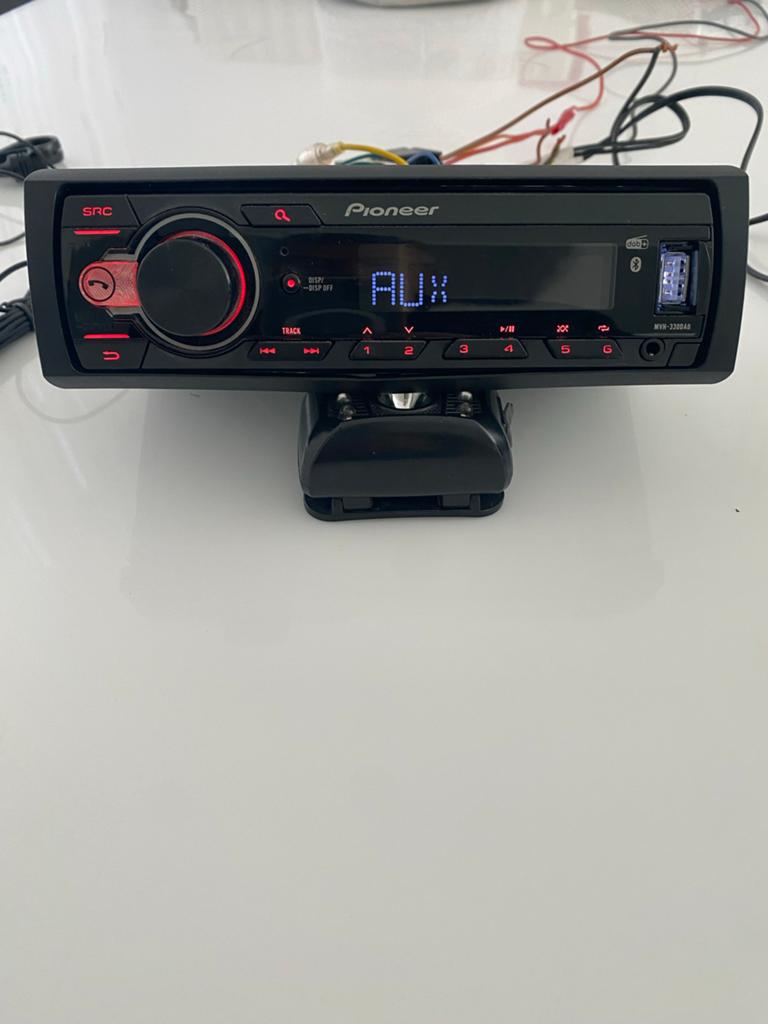 Pioneer MVH-330DAB Bluetooth Autoradio met DAB+, Ophalen of Verzenden, Zo goed als nieuw