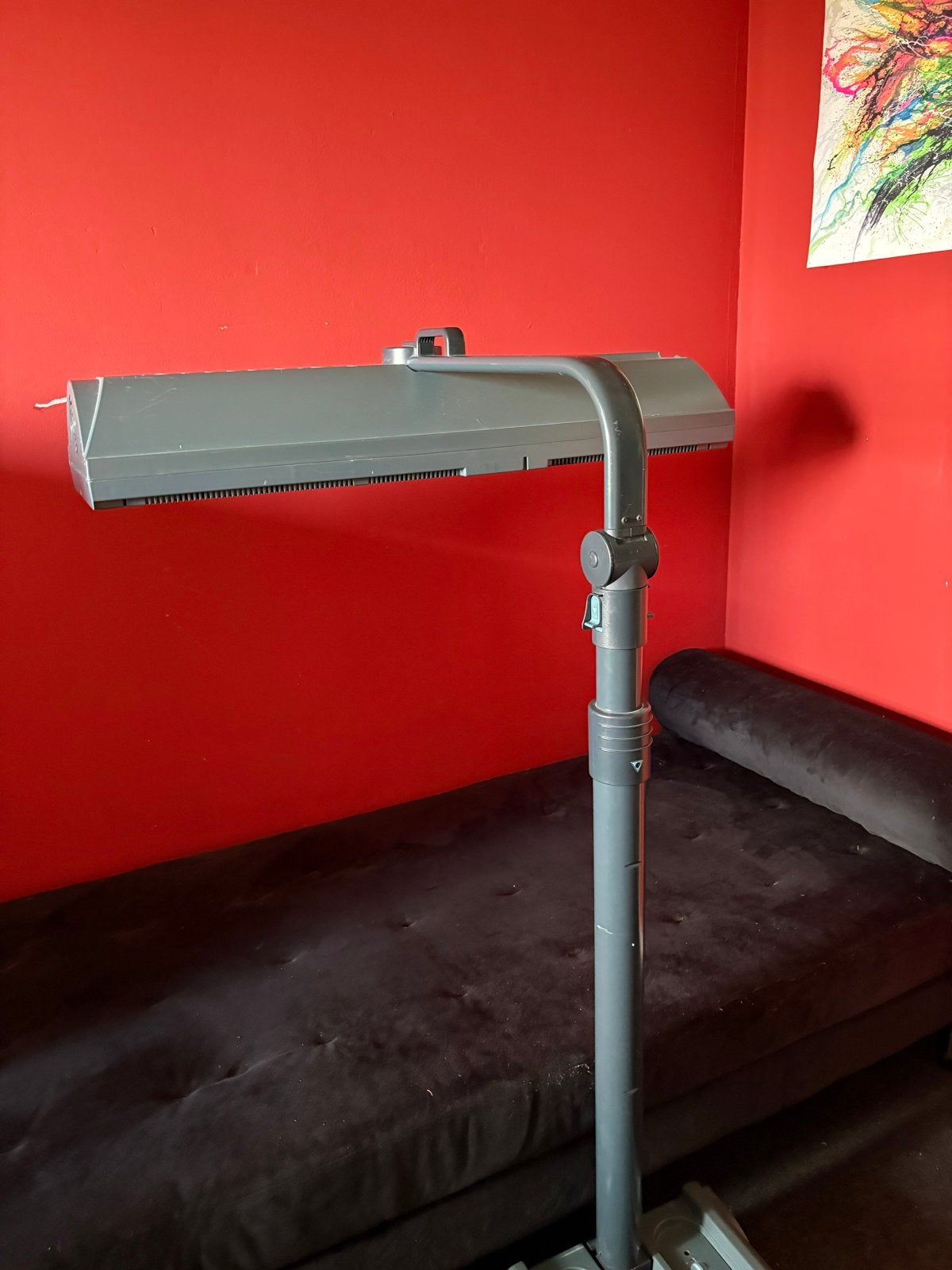 Philips uitklapbare zonnebank - uitstekende staat, Ophalen, Zo goed als nieuw, Zonnebank enkelzijdig, Minder dan 10 lampen