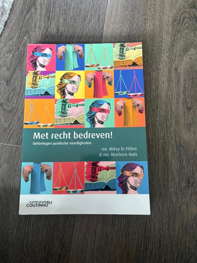 Met recht bedreven, Boeken, Ophalen of Verzenden, Gelezen