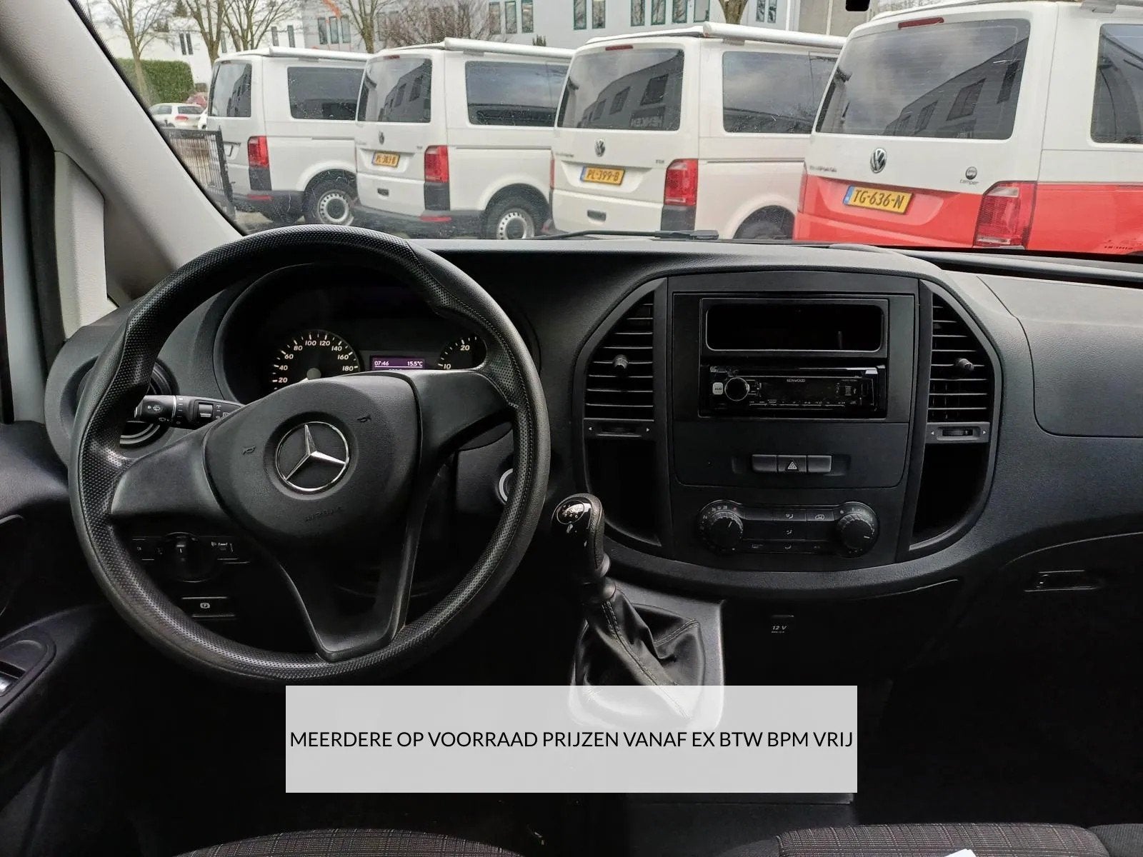 Mercedes-Benz Vito Tourer 109 BlueTEC Base Lang 9PERSONEN/PR, Stof, Gebruikt, 255 €/maand, Origineel Nederlands