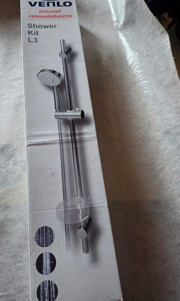 Venlo shower kit L3 met 3 standen. Nieuw., Ophalen of Verzenden, Nieuw