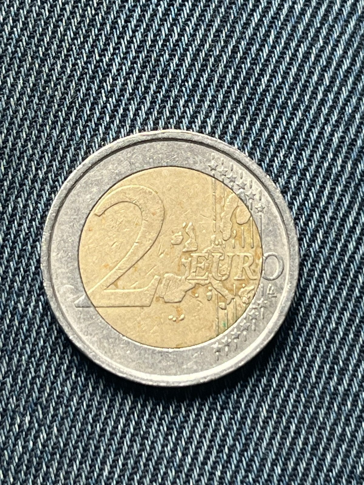 Zeldzame Italiaanse 2 Euro munt 2002 Dante Alighieri, Ophalen, Italië, 2 euro, Losse munt