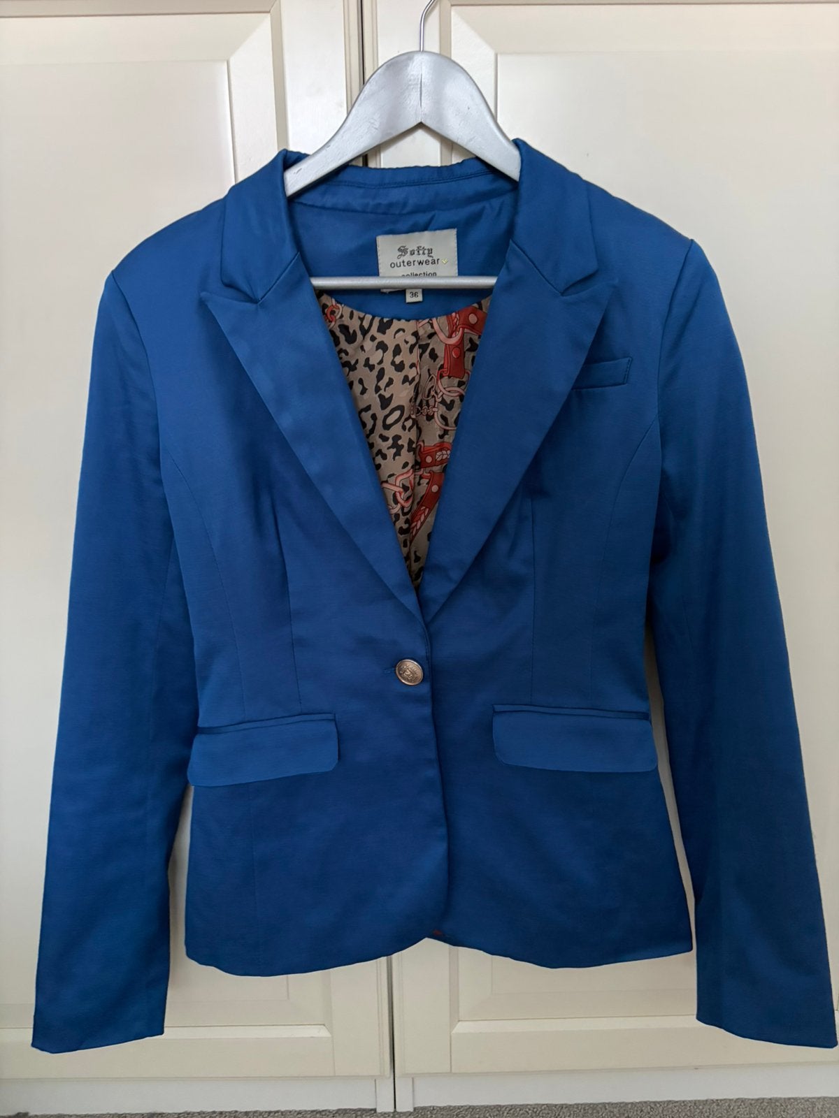 Mooie blazer, Blauw, Ophalen of Verzenden, Zo goed als nieuw, Jasje