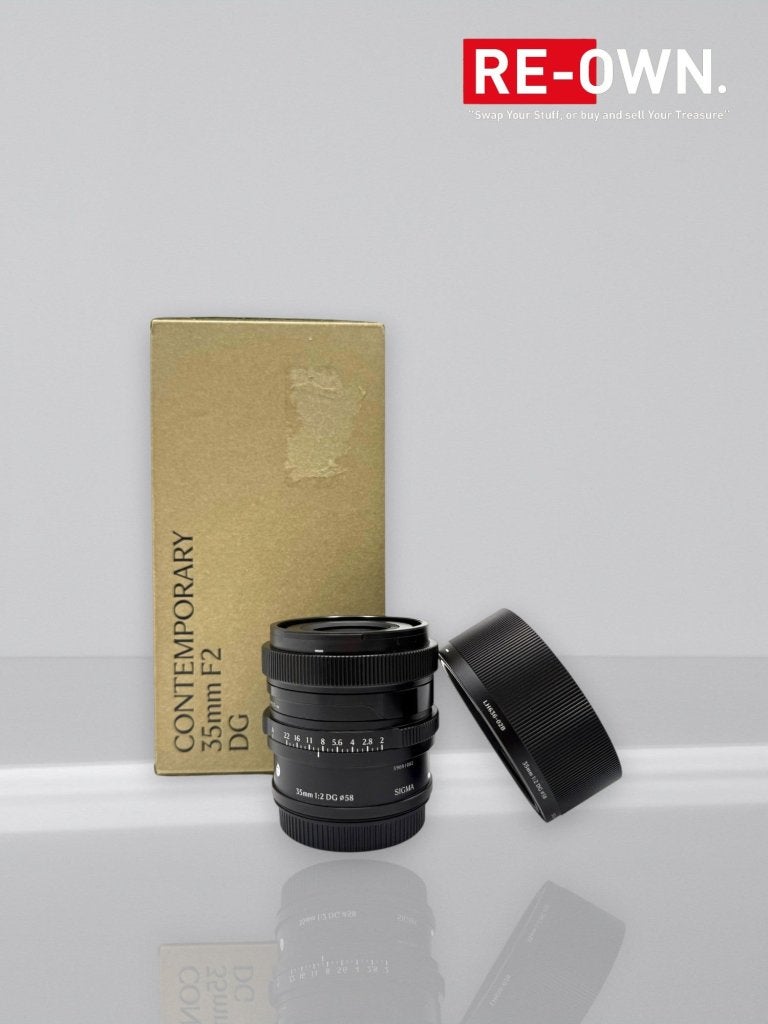 SIGMA 35MM F/2 DG CONTEMPORARY L MOUNT | NIEUWSTAAT | DOOS, Niet ingevuld, Sigma, L-mount, Niet ingevuld