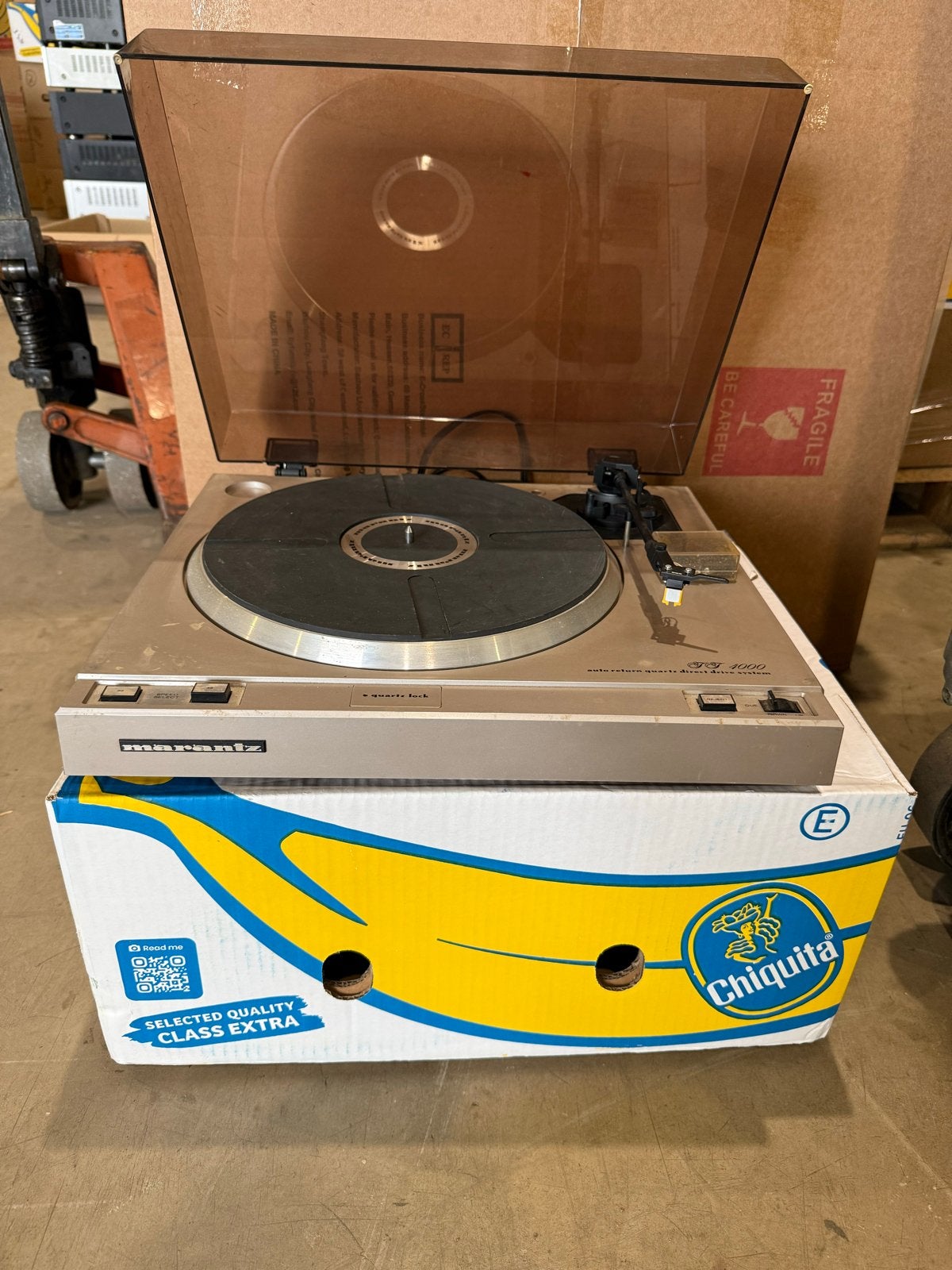 Marantz TT4000 Automatische Direct Drive Platenspeler, Overige merken, Gebruikt, Automatisch, Ophalen of Verzenden