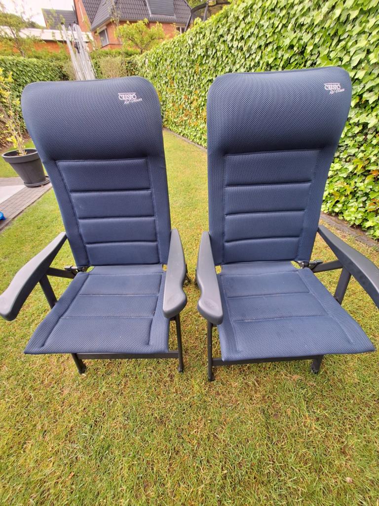 Crespo Luxe Air Deluxe Campingstoelen (2 stuks), Ophalen