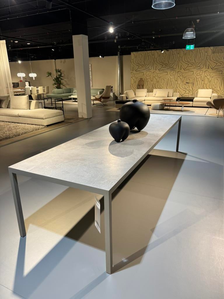 Metaform - eettafel S-40, Huis en Inrichting, Tafels | Eettafels, 200 cm of meer, Zo goed als nieuw, Rechthoekig, 50 tot 100 cm