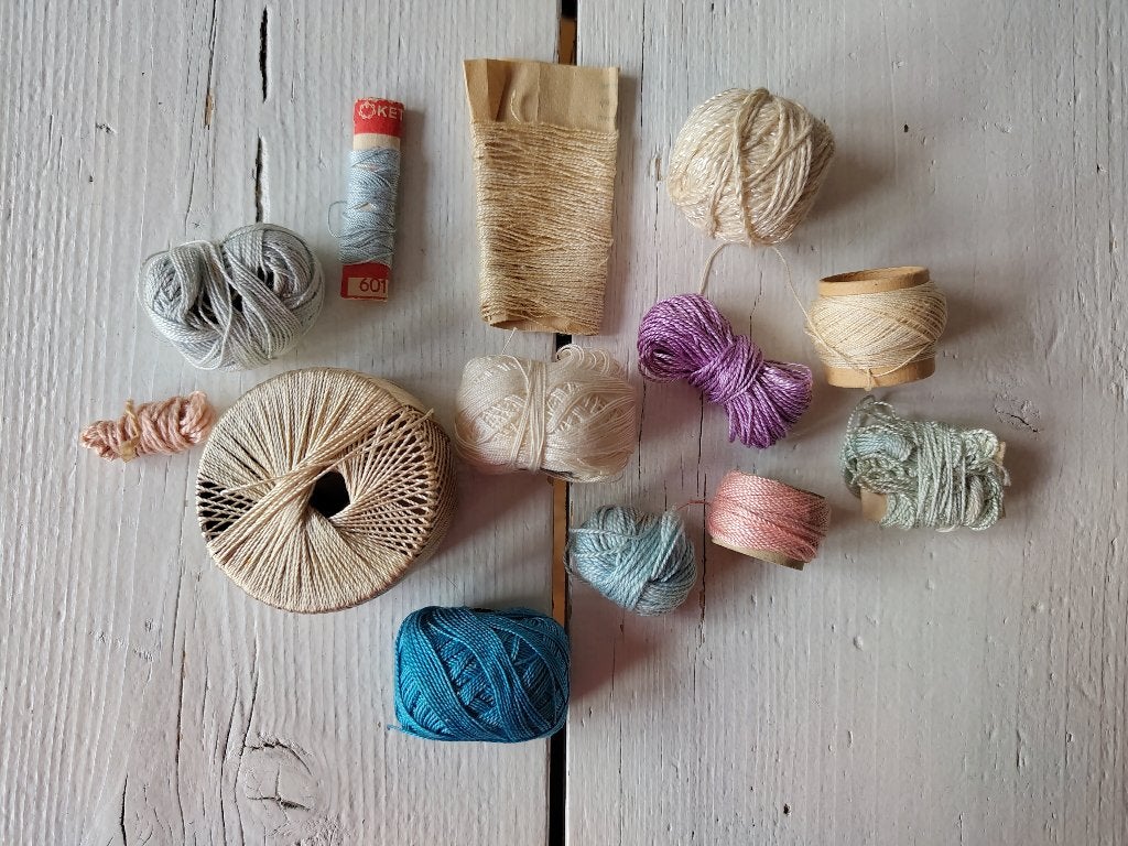 Prachtig, brocante naaigaren, Ophalen of Verzenden, Nieuw, Garen of Naald(en)