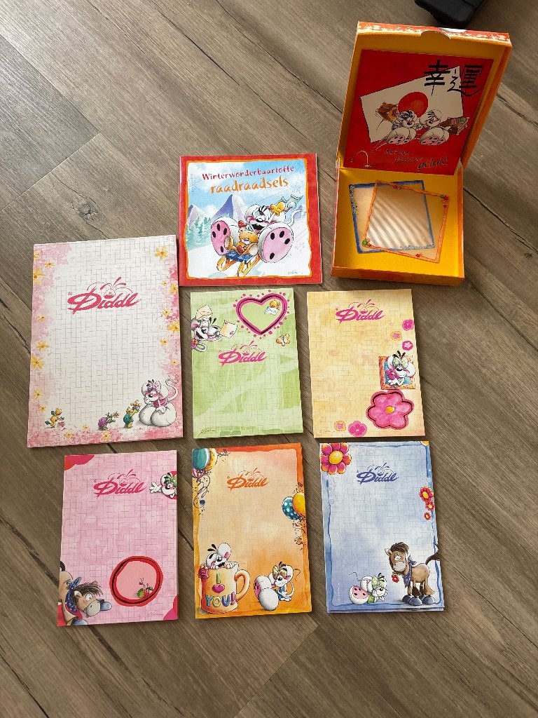 Diddl verzamel spullen, Verzamelen, Ophalen, Diddl, Zo goed als nieuw, Papier, Kaart of Schrift