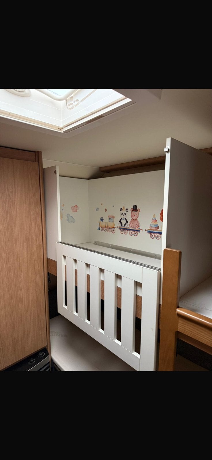 Handig ledikant / babybed, Caravans en Kamperen, Ophalen, Zo goed als nieuw, Overige