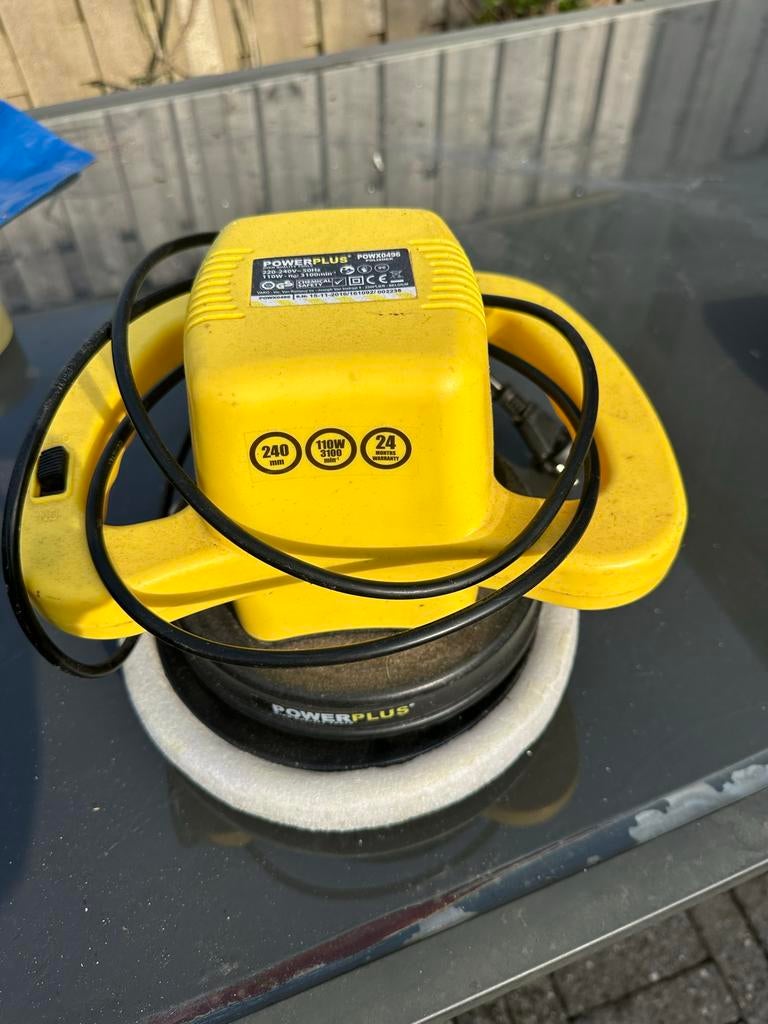 POWERPLUS POWX0496 Polijstmachine 110W, Ophalen of Verzenden, Gebruikt, Minder dan 600 watt, Overige typen