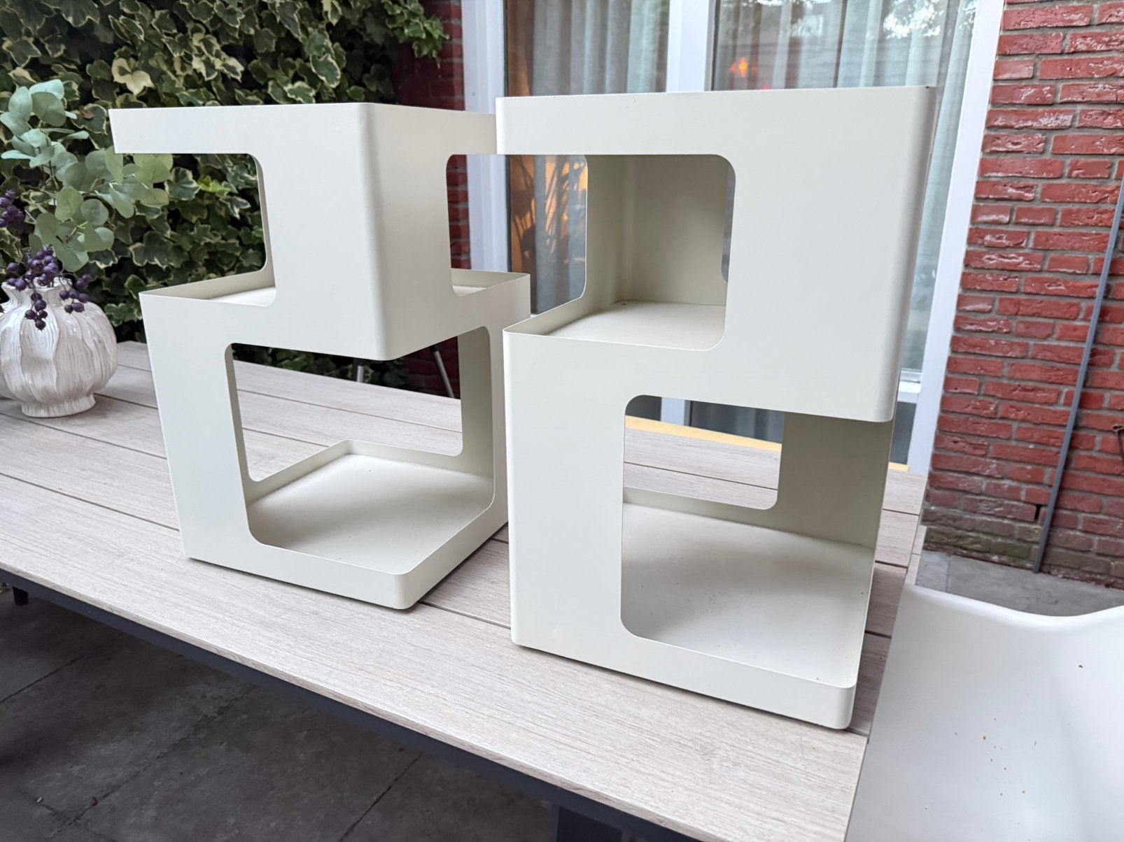 Kwantum nachtkastjes - prijs per stuk 15€ beide 25€, Ophalen, Zo goed als nieuw, Minder dan 45 cm, Minder dan 55 cm