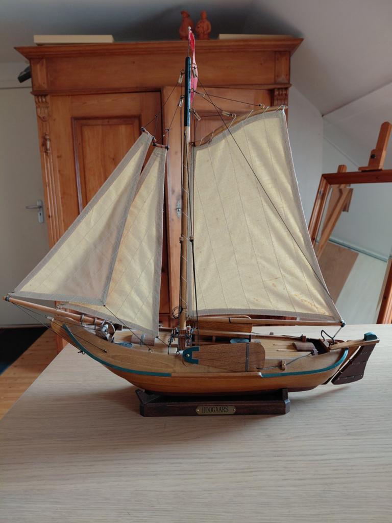 Scheepsmodel.   Hoogaars., Hobby en Vrije tijd, Modelbouw | Boten en Schepen, Ophalen