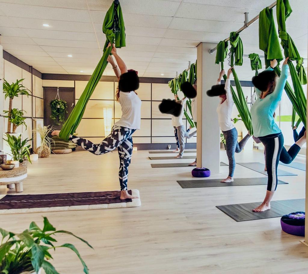 3 sets aerial yoga doeken (samen of per losse set te koop), Ophalen of Verzenden, Zo goed als nieuw