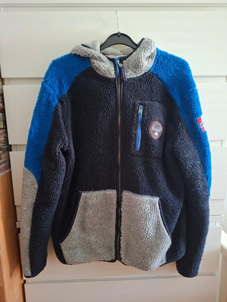 Napapijri jas/vest, Ophalen of Verzenden, Zo goed als nieuw, Maat 56/58 (XL), Blauw