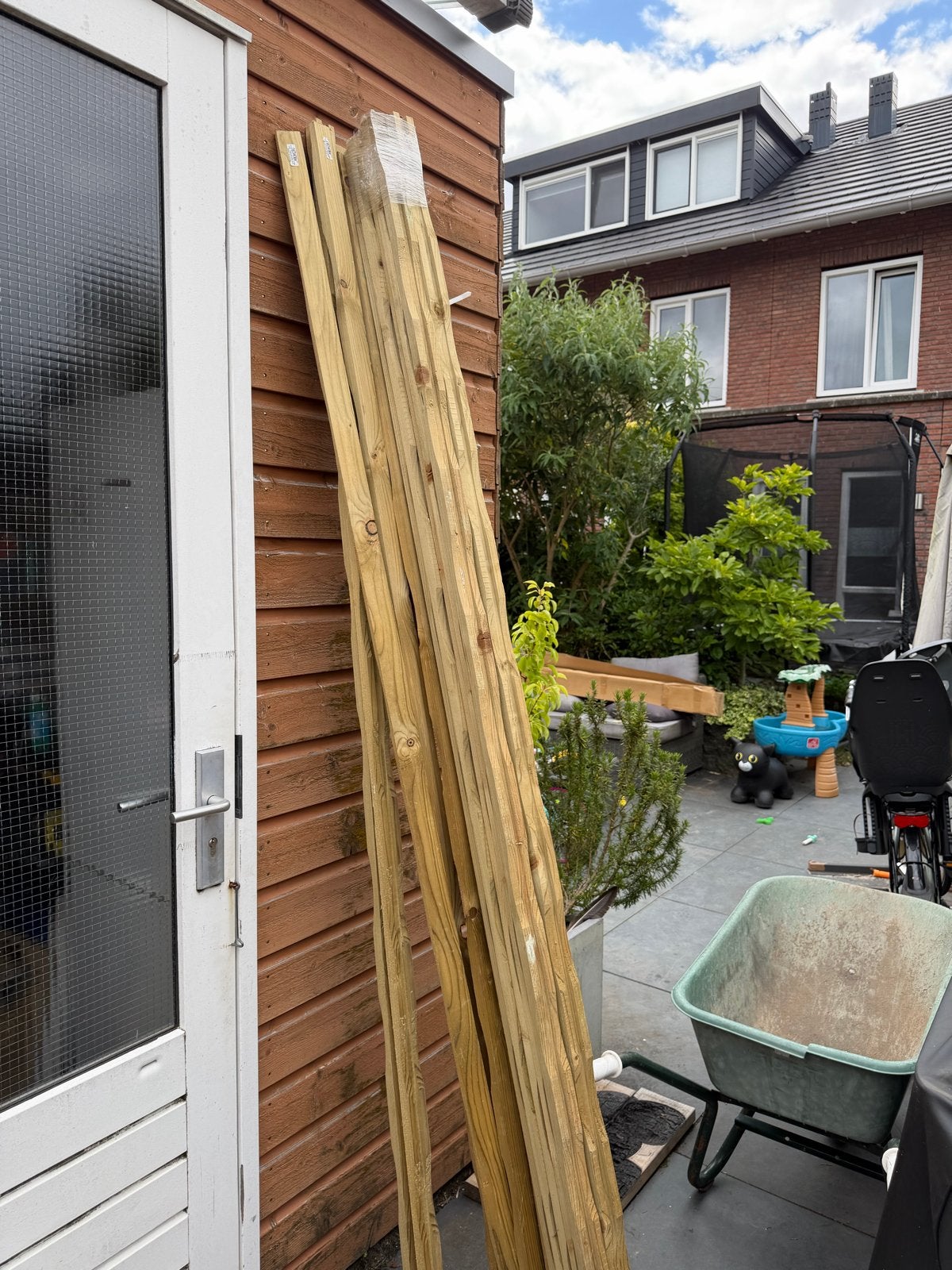 Nieuwe geïmpregneerde geventileerde  rachels, 240 cm, Doe-het-zelf en Verbouw, Hout en Planken, 25 tot 50 mm, Nieuw, 200 tot 250 cm