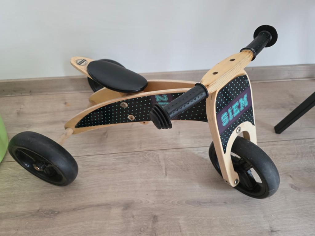 Houten loopfiets Siem, Ophalen, Zo goed als nieuw, Loopfiets
