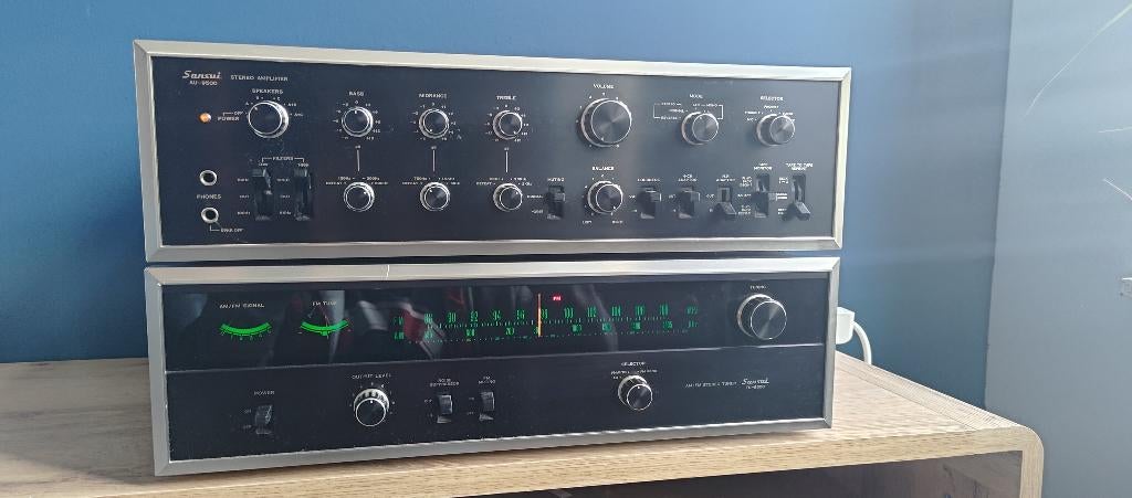 Sansui AU9500 & TU9500, Gebruikt, 120 watt of meer, Ophalen, Overige merken