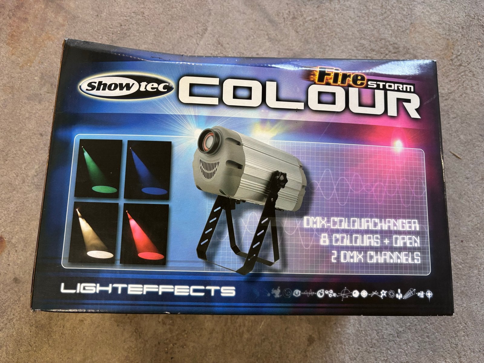 3x Showtec Firestorm Colour DMX Lichteffecten, Muziek en Instrumenten, Ophalen of Verzenden, Gebruikt, Licht, Kleur