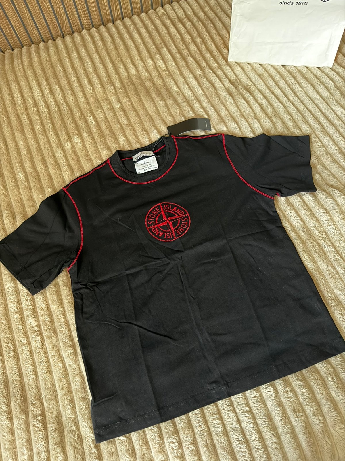 Stone Island t-shirt, Ophalen of Verzenden, Nieuw, Maat 48/50 (M), Zwart
