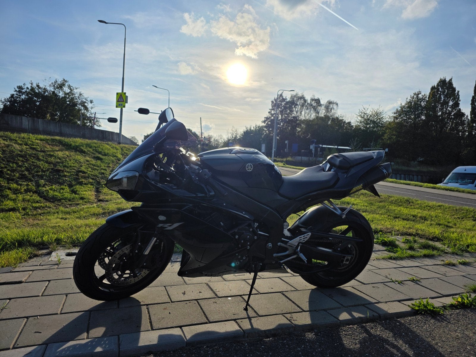 Yamaha R1 2008 - Akrapovic, Motoren, ABS, 4 cilinders, Gebruikt, Super Sport