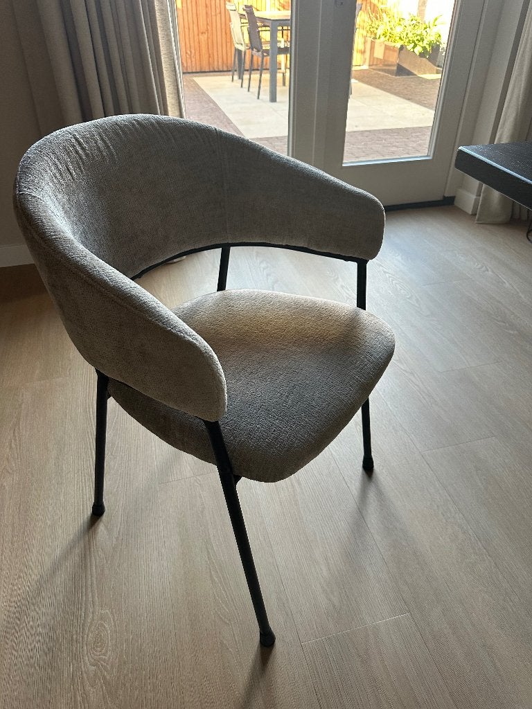 4 eetkamerstoelen Loods5, Ophalen, Gebruikt, Vier, Stof