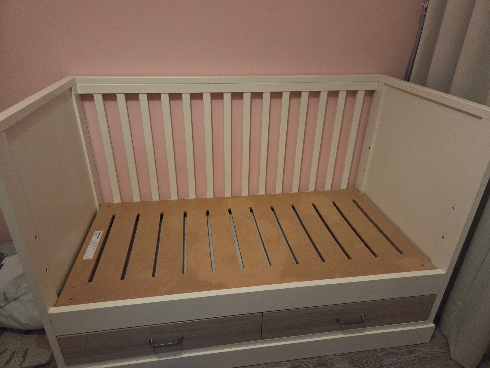 Kidsmill Newport peuterbed 70x140 (om te bouwentot ledikant), Ophalen of Verzenden, Gebruikt, Overige typen