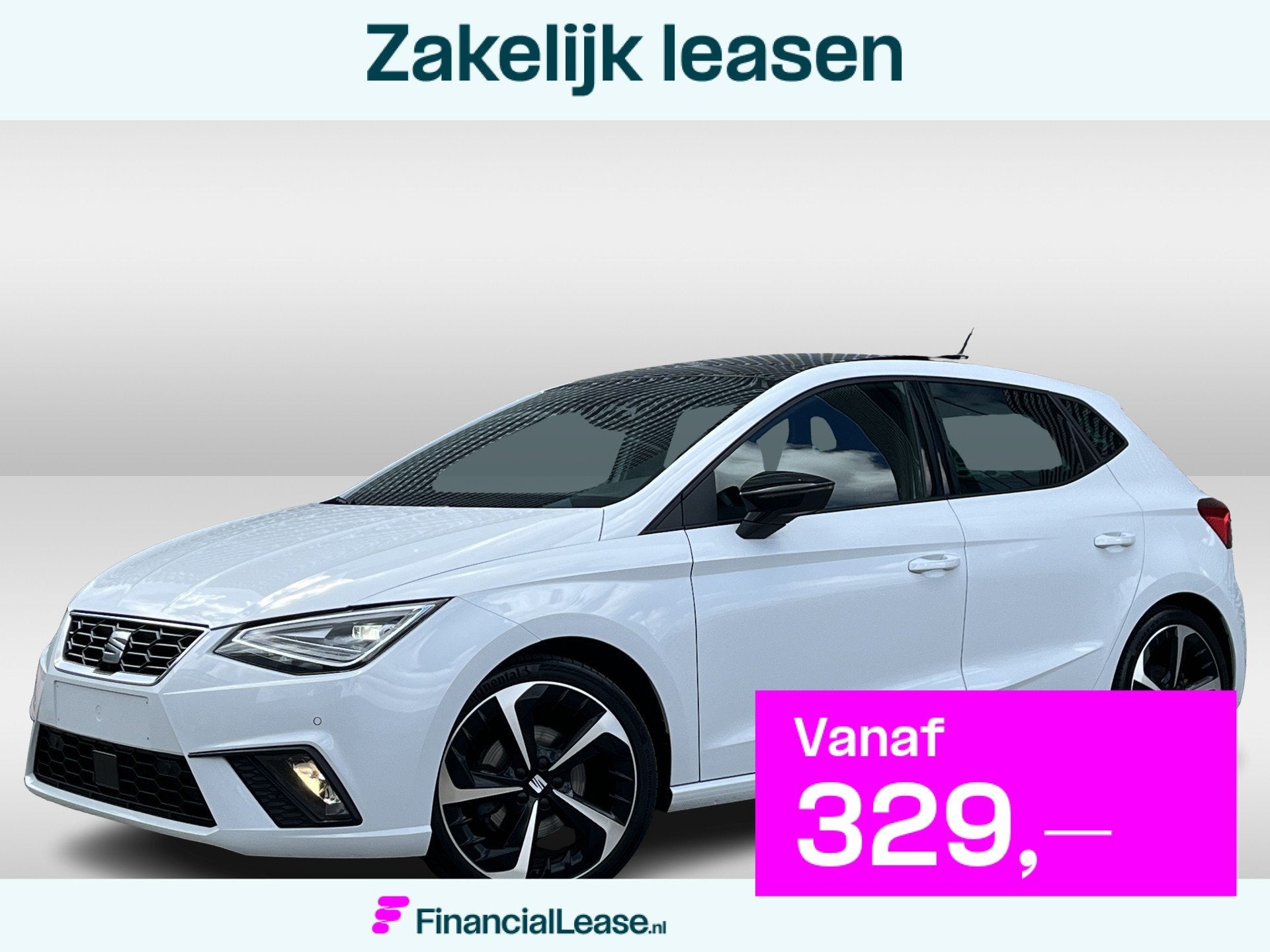 SEAT Ibiza 1.0 TSI FR / Panoramadak / Digitale Cockpit / LED, 12 maanden, Stof, Gebruikt, Bedrijf
