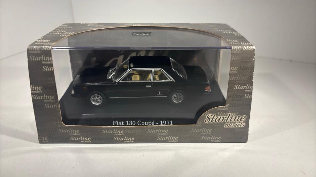 Fiat 130 coupe black 1971 starline 1.43, Hobby en Vrije tijd, Modelauto's | 1:43, Overige merken, Auto, Ophalen of Verzenden, A