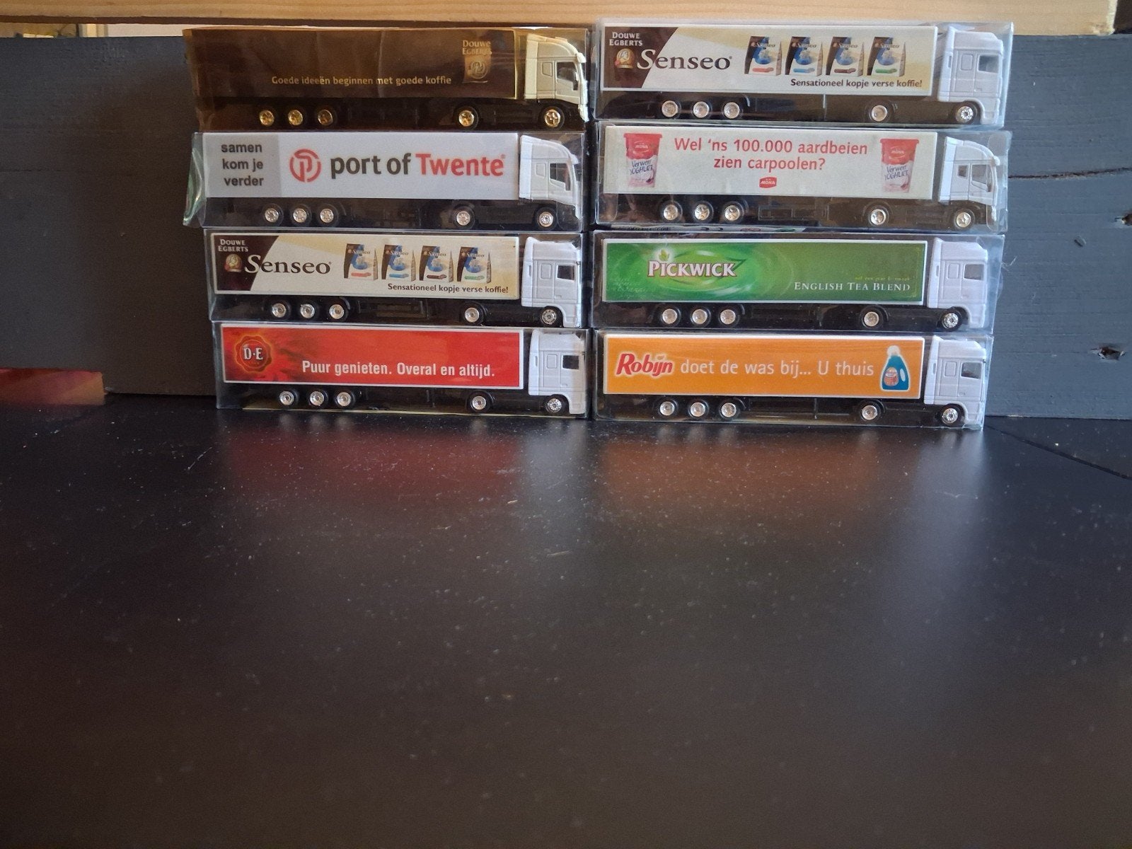 Set van 8 Reclame Vrachtwagens - Miniatuur Modellen, Ophalen of Verzenden, Nieuw, Auto's