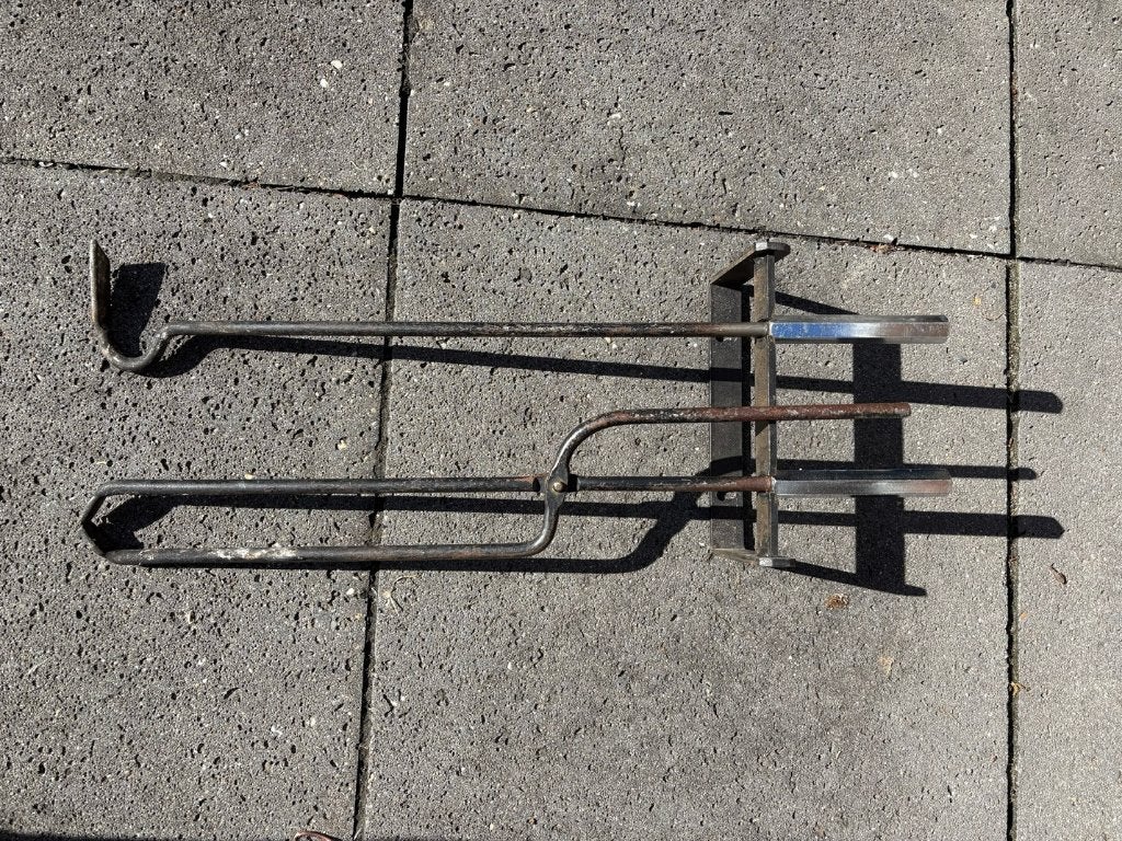 Open haardset, Ophalen, Gebruikt, Vrijstaande haard, Houthaard